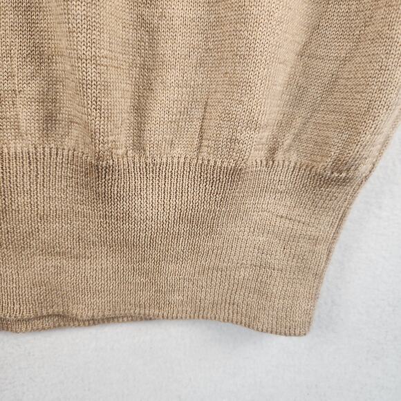 Gran Sasso Made in Italy Wool/Silk/Cashmere Luxury Knit Polo Sweater Men SZ M/L - Picture 10 of 16